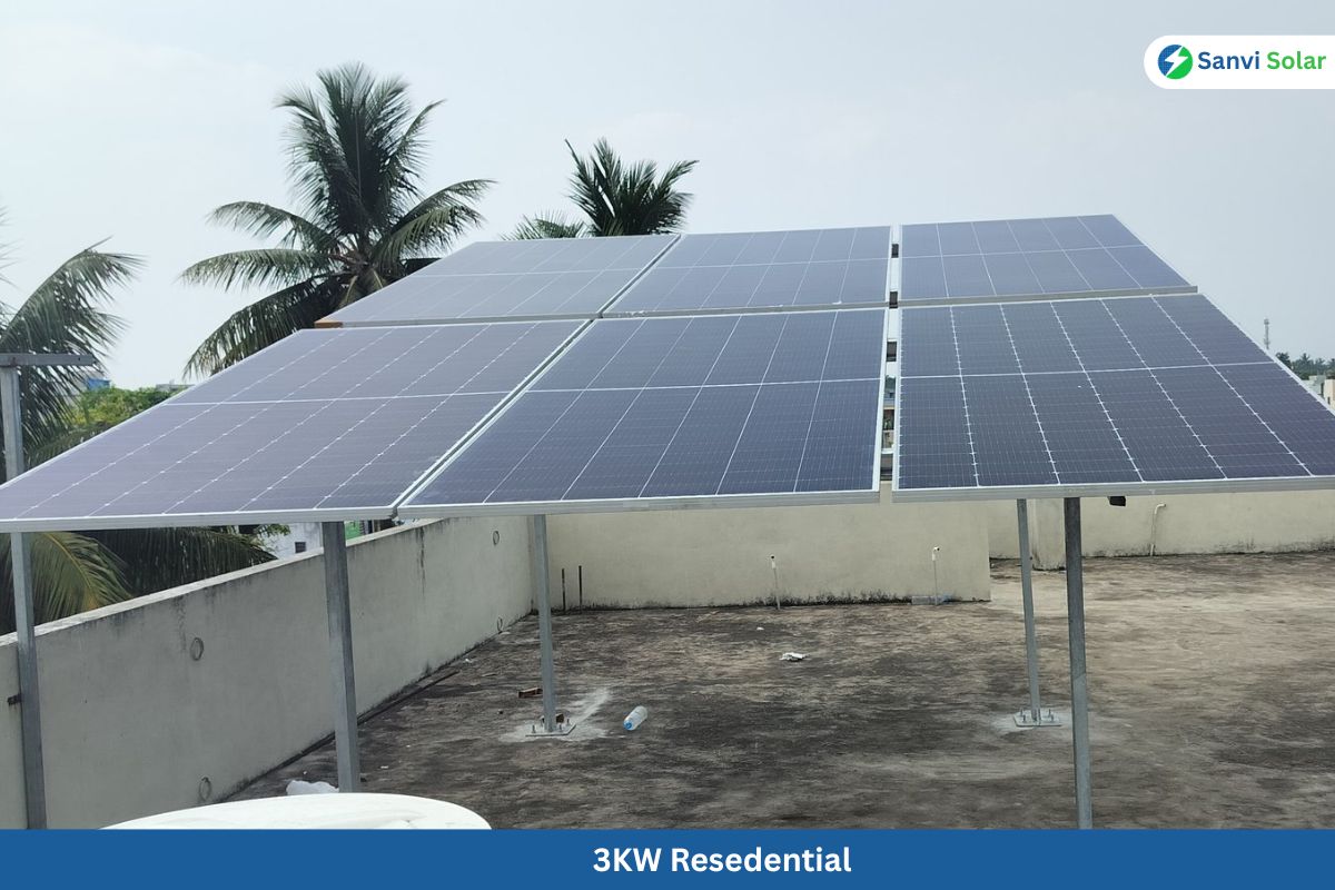 residential solar installation