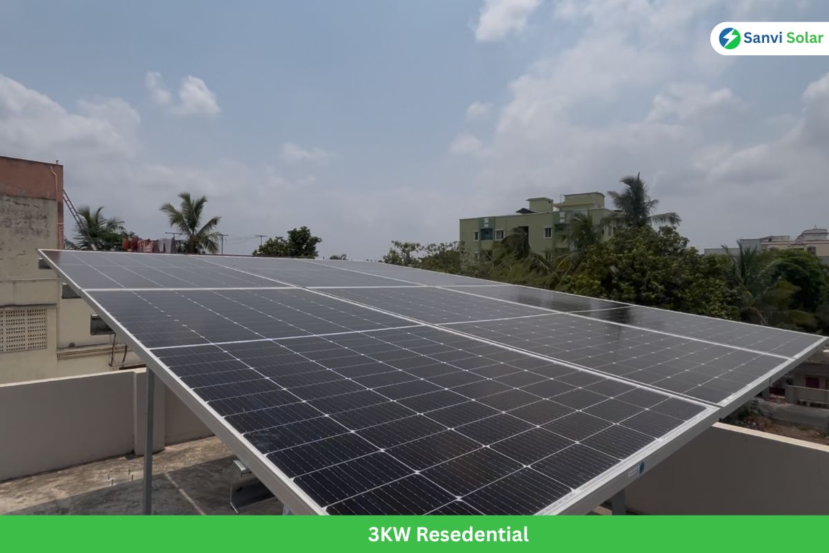 residential solar installation