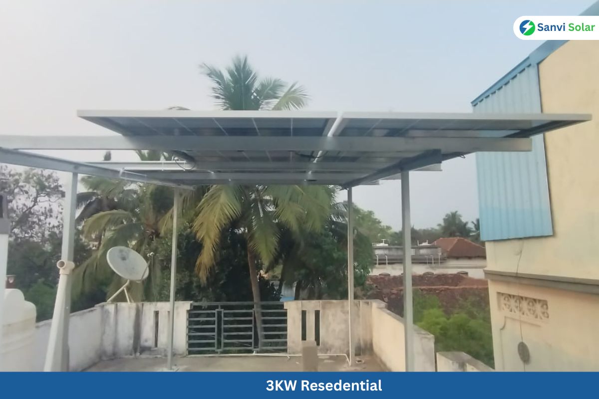 residential solar installation